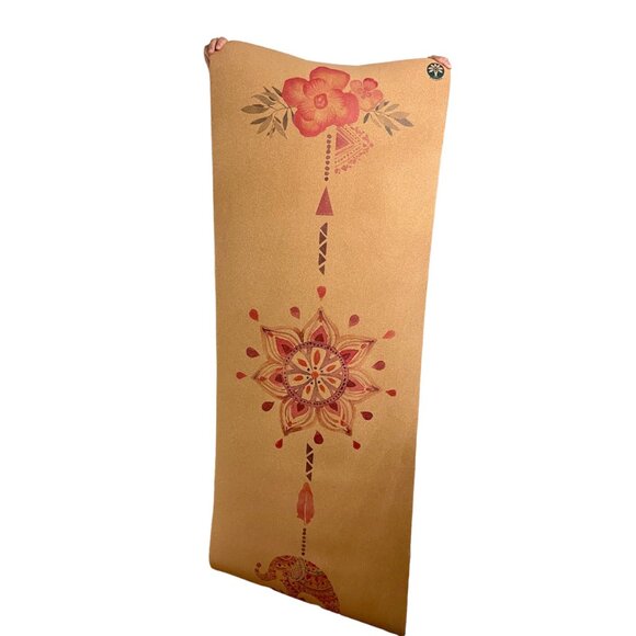 Yoloha Tropical Vibes Aura Cork Yoga Mat - Picture 3 of 3